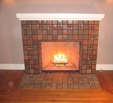 Tiled Fireplaces