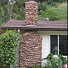 Custom Masonry Stone Chimney - Eldorado Stone veneer
