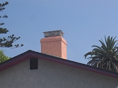 Stucco chimney
