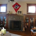 Batchelder Tile fireplace Craftsman Style California Bungalow - Click here for larger view 