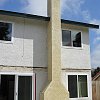 Custom Masonry Stucco Chimney