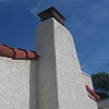 Custom Masonry Stucco Chimney