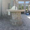 Creative Custom Masonry Stucco and Tile BBQ Island