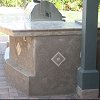 Creative Custom Masonry Stucco and Tile BBQ Island