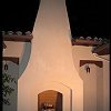 Custom Masonry Outdoor Stucco Fireplace