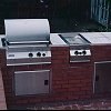 Classic Custom Masonry Outdoor Brick BBQ Area