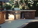 Custom Masonry BBQ Island