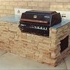 Economical Custom Masonry BBQ area - Eldorado Stone Veneer and Tile Counter