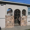 Custom Masonry Wainscot - Eldorado River Stone