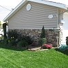 Custom Masonry Wainscot - Eldorado Ledgestone