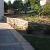 Custom Masonry Wall - Eldorado Ledgestone and Cap