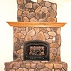 Stone Face Fireplace -