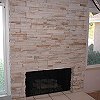Stone Face Fireplace - Cultured Stone by Boral - Pro-Fit Ledgestone