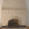 Spanish Style Plaster Fireplace