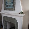 Spanish Style Plaster Fireplace